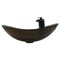 Novatto BABBUCCIA Glass Vessel Bathroom Sink Set, Oil Rubbed Bronze NSFC-324T057ORB - alternate 5